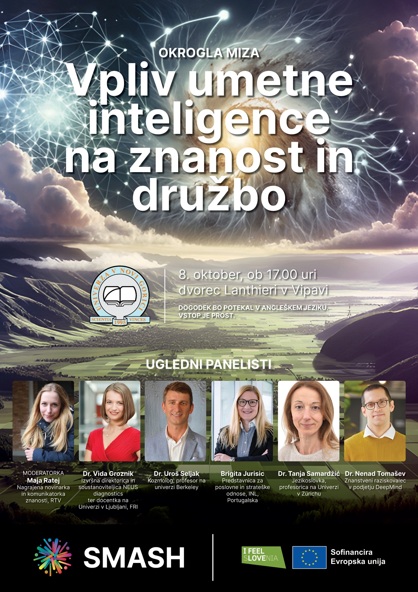 Okrogla miza o vplivu umetne inteligence na znanost in družbo