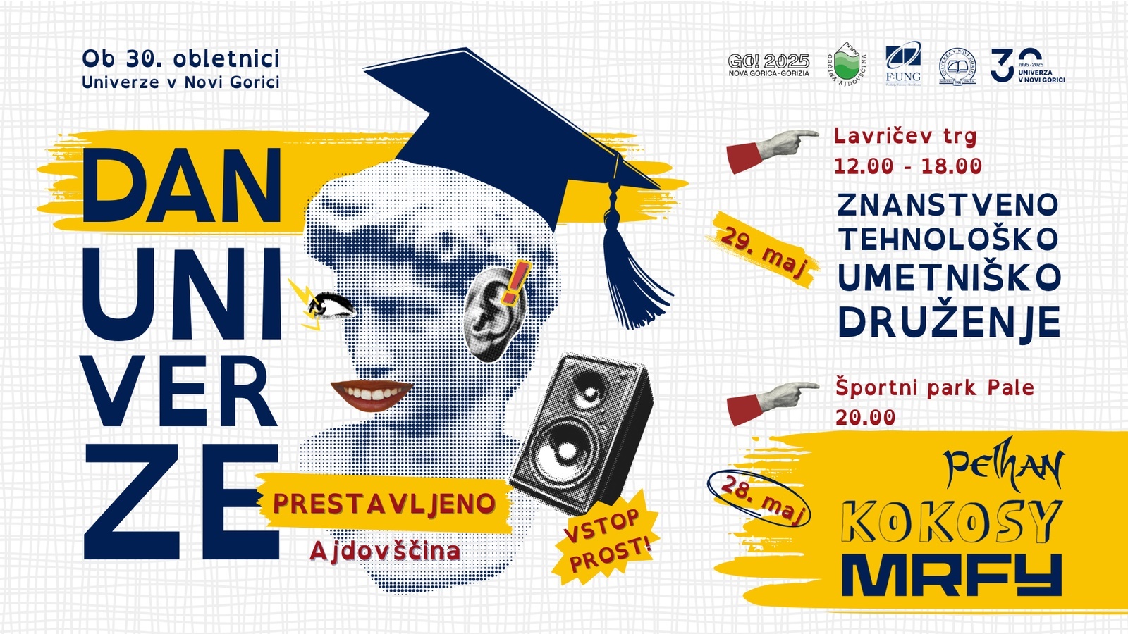 Vabilo na Dan Univerze, 29. maj 2025 v Ajdovščini