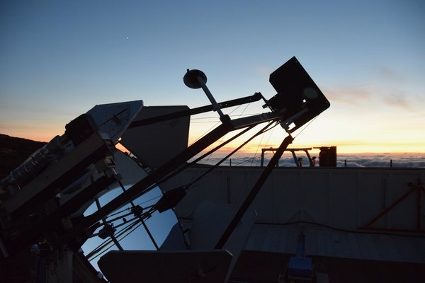 Testiranje prototipa Ramanskega lidarja za karakterizacijo atmosfere nad severnim observatoriObservatorio del Roque de los Muchachos, La Palma.   //  Observatorio del Roque de los Muchachos on the Canary island of La Palma.