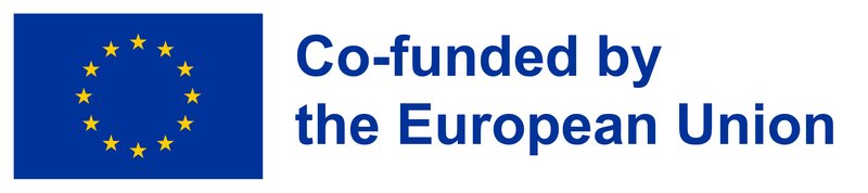 logo: EU flag and statement Co-funded by the EU