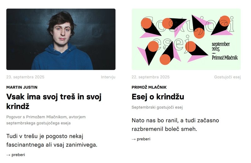 Fotka za esej o krindžu