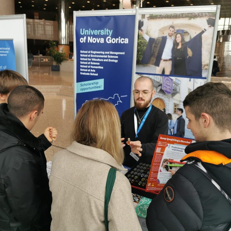 UNG stand at the EduFest Educational Fair in Zagreb 2024