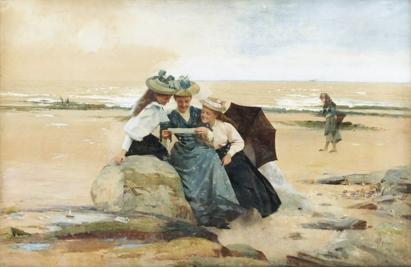 Alexander Mark Rossi: The Love Letter (Ljubezensko pismo), 1894